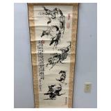 Ink Wash Chinese Hanging Scroll