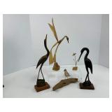 Three Birds Carved Out of Horn