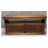 Pier One Traditional Wood Two Door Media Console