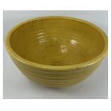 Vintage Yellow Glazed Ceramic Mixing Bowl