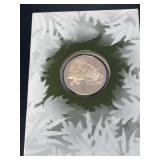 1977 Franklin Mint Bronzed Peace Coin