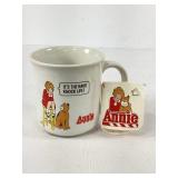 Vintage Annie Mug with Original Tag