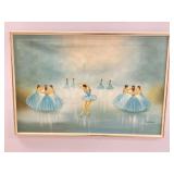 Framed Ballet Painting