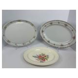 Holidays are Coming Three Serving Platters