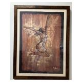 Signed and Framed by Monica Stewart