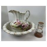 Tumbler Set and Pitcher with Basin