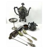 Assorted Pieces Including German Silver