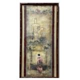 East Asian Mixed Media Art Print