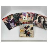 Nine Vintage Playboy Magazines