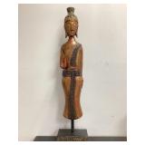 Wood Standing Buddha