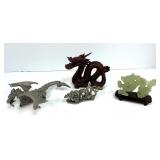 Collection of Dragon Figurines