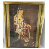 Framed Reproduction of Water-Moon Avalokitesvara.