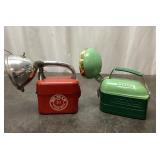 Pair of Vintage Safety Light Lanterns