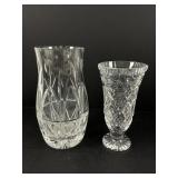 Two Crystal Vases