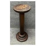 Vintage Wooden Pedestal Plant Stand Project