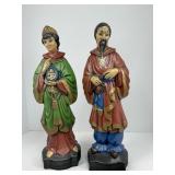 Ceramic 1970 Chinese Man and Woman
