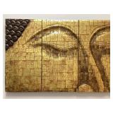 Carved Wooden Buddha Wall Art