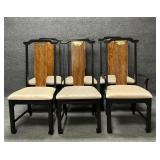 Set of Six Singer Furniture Co Dining Chairs