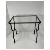 Metal And Glass Table