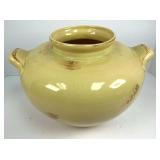 Yellow Planter with Rust Blushing