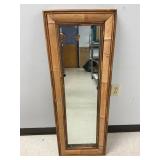 Bamboo And Wood Framed Mirror