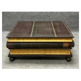 Wood and Resin Book Coffee Table