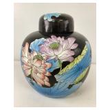Hand Painted Ginger Jar