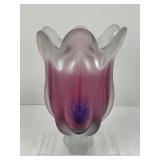 Czech Art Glass Vase