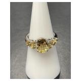 D'Joy Brazilian Citrine Sunshine Ring