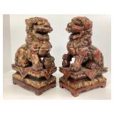Antique Pair of Foo Dogs