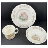 1986 Beatrix Potter Bone China Childrens Set