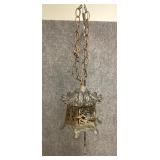 Antique Japanese Hanging Garden Lantern