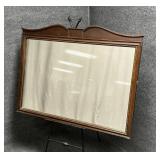 Heavy Wooden Wall Mirror
