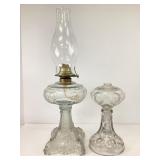 Vintage Clear Oil Lamps