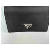 Prada Wallet Black Nylon 6x4