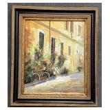 Italian Street Oil Painting