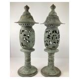 Bronze Japanese Style Temple Lanterns