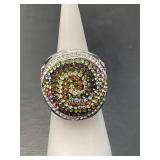 Sterling Bold Designer Fashion Ring