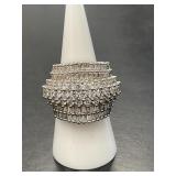 Sterling Bold Designer Fashion Ring