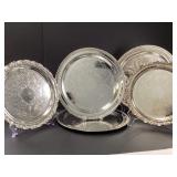Silver Plate Serving Trays