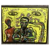 Expressive Portrait of Fela Kati