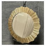 Round Metal Decorative Wall Mirror