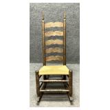 Traditional Ladder Back Rocking Chair