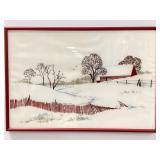 Framed Needlepoint