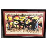 Serigraph Titled All Nite Jazz by Ronald Jones