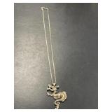 Sterling Chain with Dragon Pendant