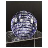 Rollin Karg Art Glass Paperweight