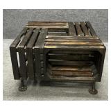 Rustic DIY Stained Coffee Table