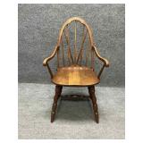 Wood Windsor Arm Chair