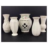 Lenox Bud Vases and Wax Warmer